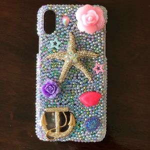 3D Bling iPhone X/Xs “SeaShore” Hard Case